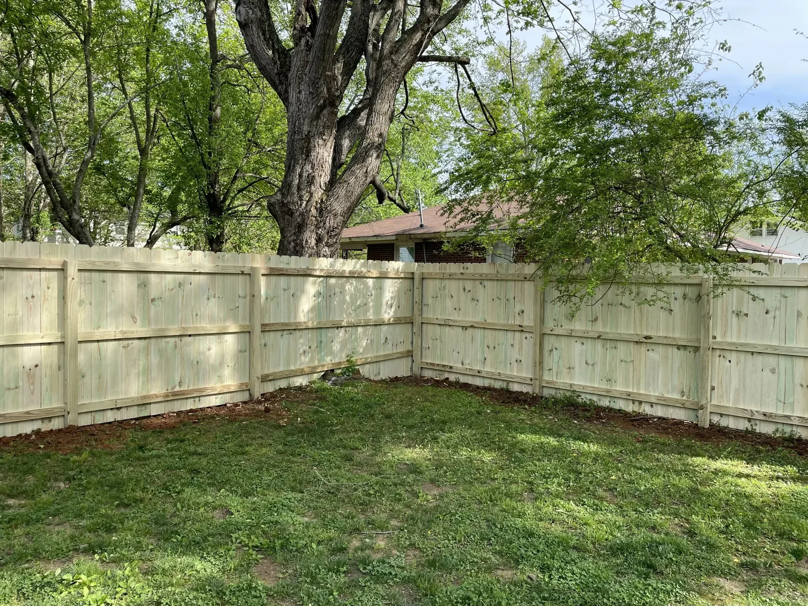 Fence installed by Yard Dog Fencing